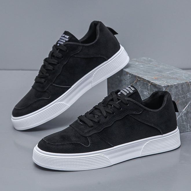 Men's Casual Sneakers Bottom Soft Surface Flat Low Trendy Shoes