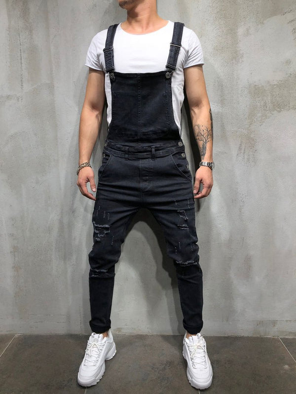 Frayed Men's Foreign Trade Jeans Trousers And Overalls