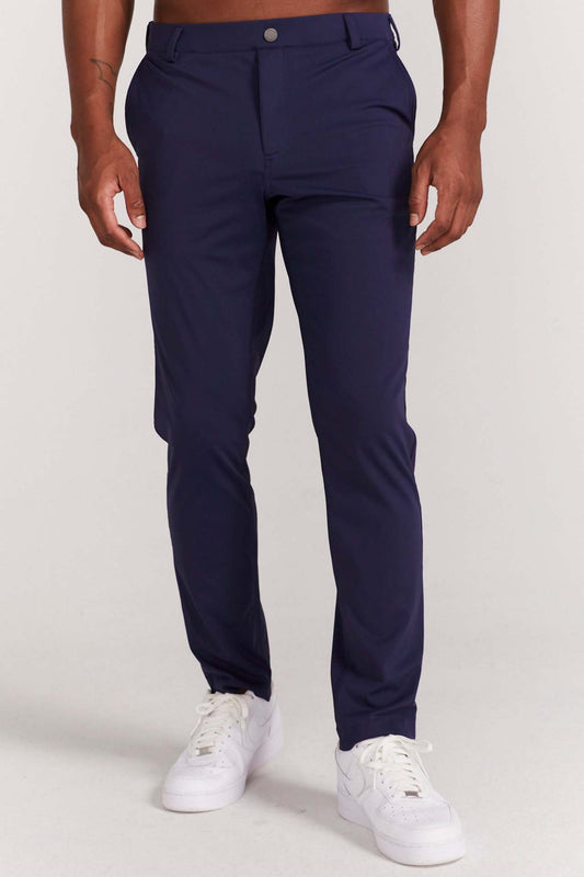 Four Seasons Slim Fit Men's Casual Solid Color Trousers