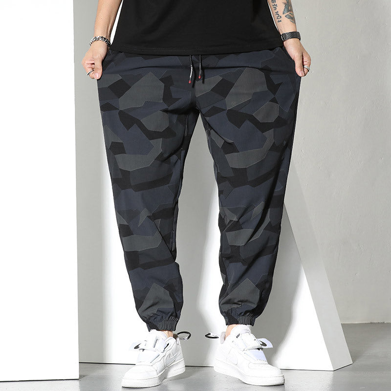 Men's Fashionable Breathable Camouflage Printed Trousers