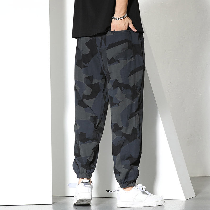 Men's Fashionable Breathable Camouflage Printed Trousers