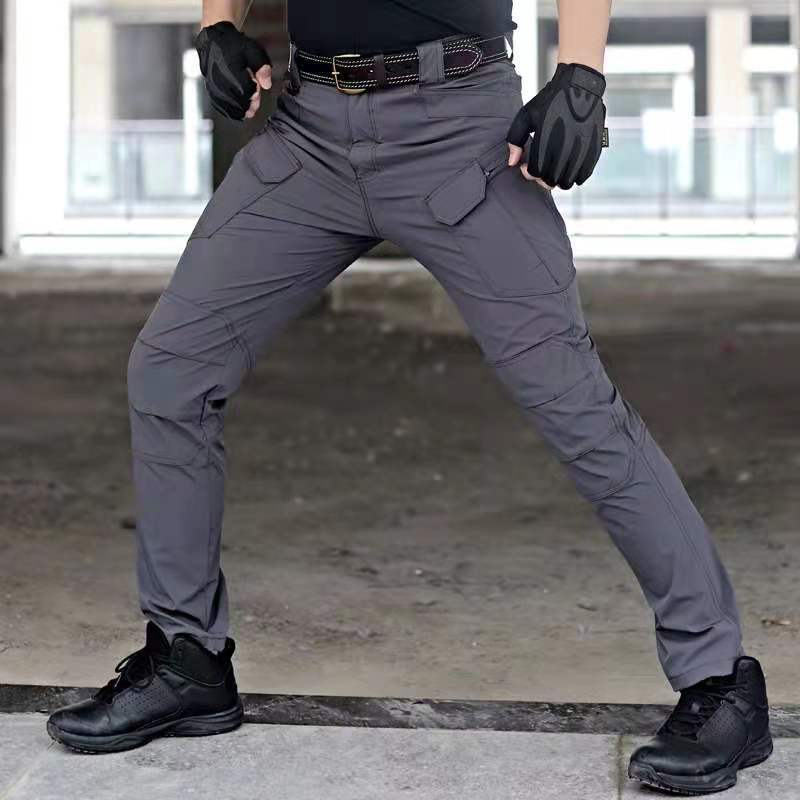 Thin Stretch Comfortable Trousers Outdoor Tactics More Than Breathable Quick-drying Pants Pockets