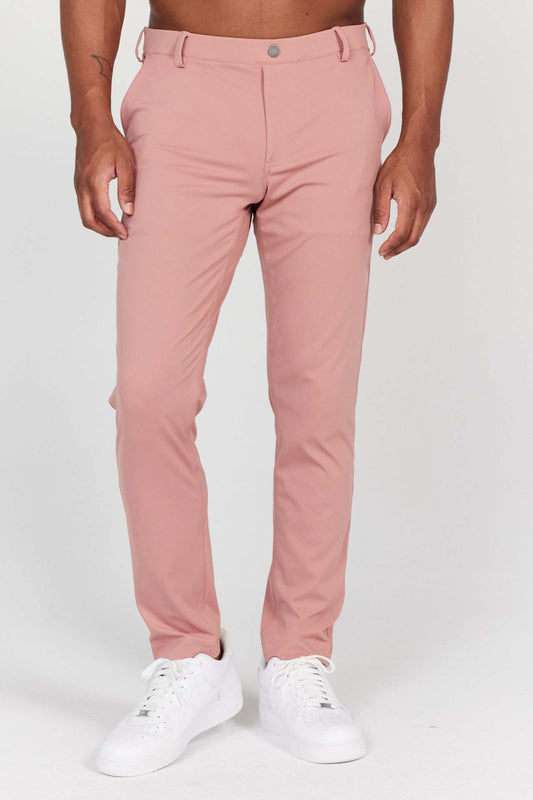 Four Seasons Slim Fit Men's Casual Solid Color Trousers