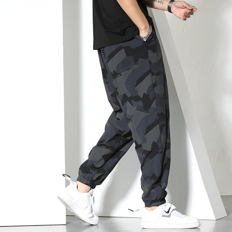 Men's Fashionable Breathable Camouflage Printed Trousers