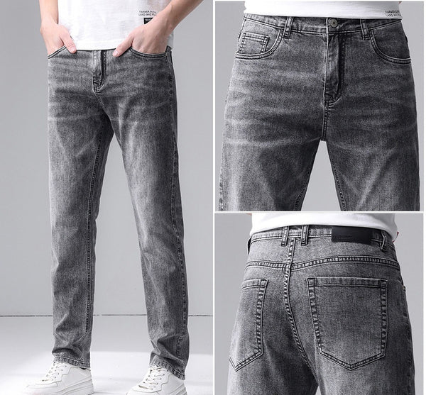 Men's Jeans Straight Fashion Slim Fit