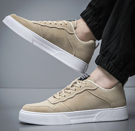 Men's Casual Sneakers Bottom Soft Surface Flat Low Trendy Shoes