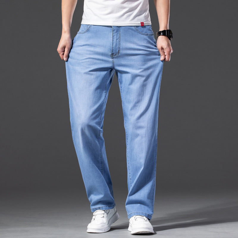 Loose Oversized Jeans For Men With Stretch And Slimming Effect