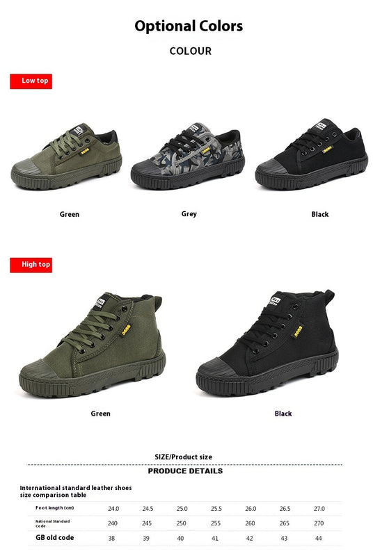 Men's High-low Top Liberation Wholesale Cloth Shoes