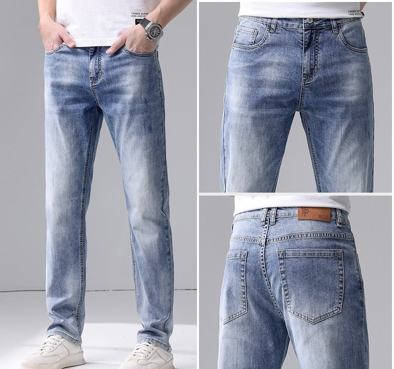 Men's Jeans Straight Fashion Slim Fit