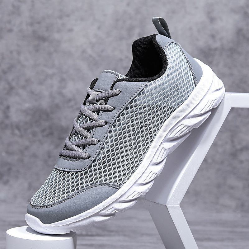 Couple Flying Woven Casual Sneaker Men's Mesh Running Shoes