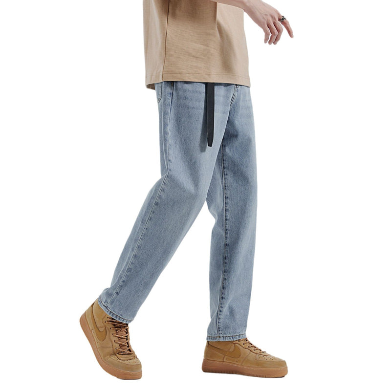 Men's Japanese Loose Retro Easy Matching Casual Jeans