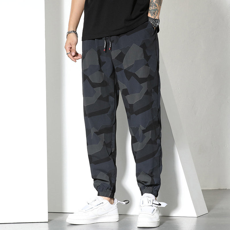 Men's Fashionable Breathable Camouflage Printed Trousers