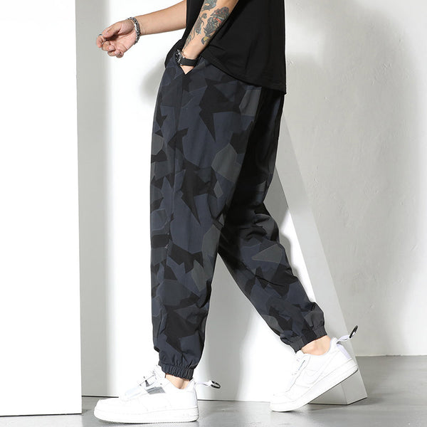 Men's Fashionable Breathable Camouflage Printed Trousers