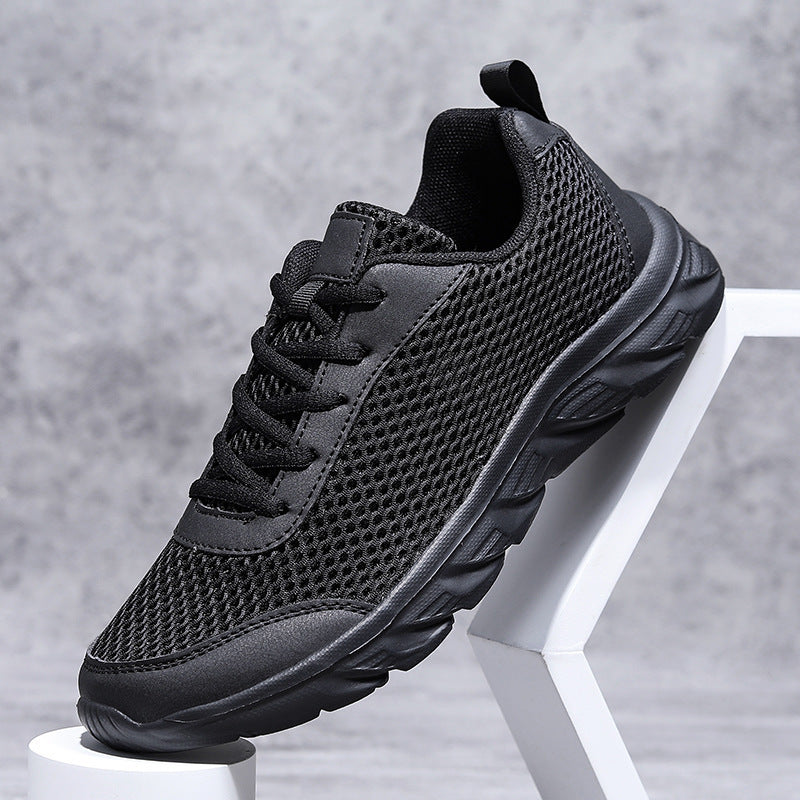 Couple Flying Woven Casual Sneaker Men's Mesh Running Shoes