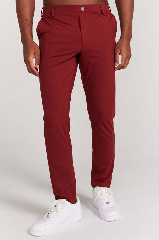 Four Seasons Slim Fit Men's Casual Solid Color Trousers