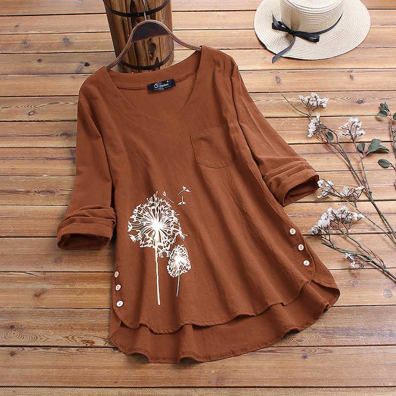 Long Sleeve Shirt Korean Style Fashion Mid-length Top For Women